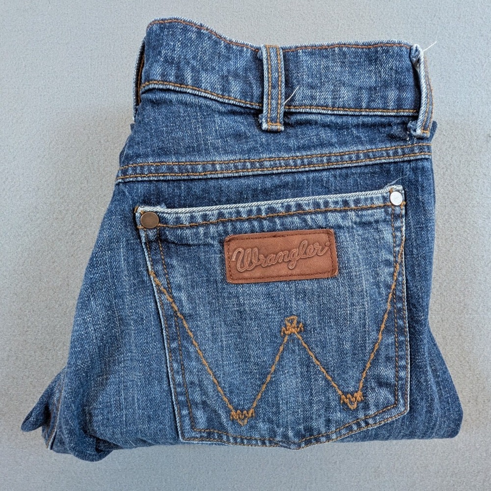 Wrangler Retro Relaxed Bootcut Jeans Mens 31x30 Blue Denim Medium Wash